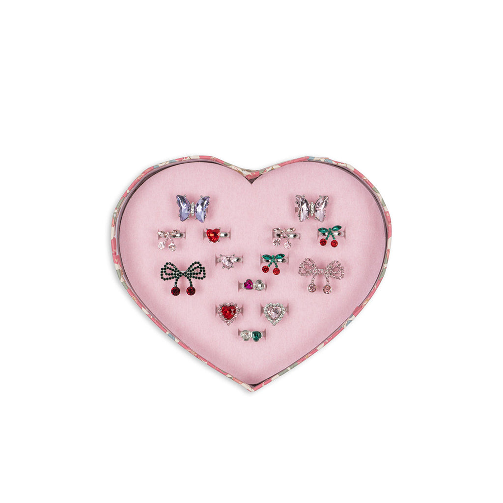 Konges Sløjd Dreamy fingerringer – Sett med 14 stk.