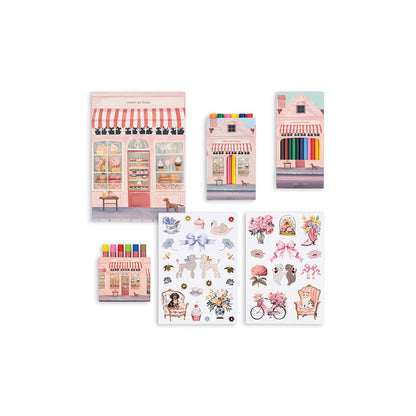 Konges Sløjd koffert for den lille kunstneren, Little artist - Rosa