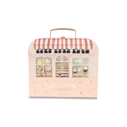 Konges Sløjd koffert for den lille kunstneren, Little artist - Rosa
