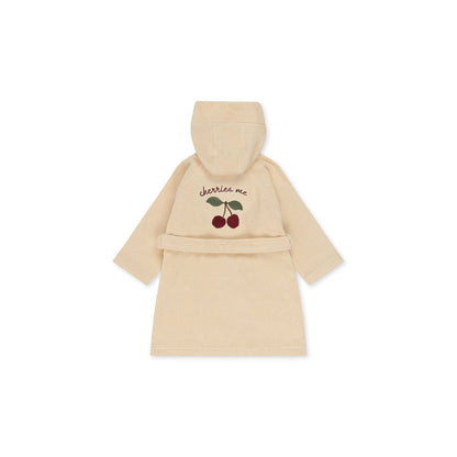 Konges Sløjd Terry badekåpe for barn, Cherry - Str. baby, smårolling, junior