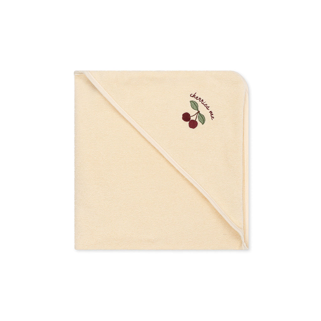 Konges Sløjd Terry håndkle med hette, Cherry