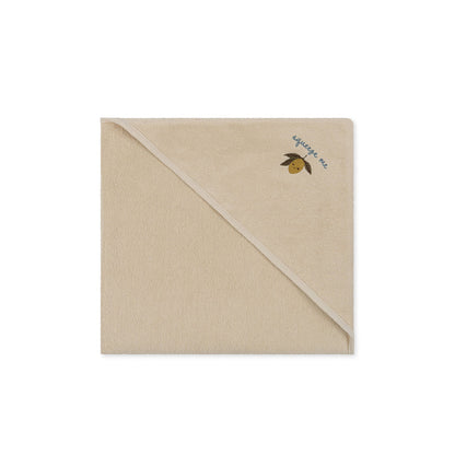 Konges Sløjd Terry håndkle med hette, Lemon