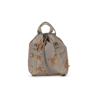 Konges Sløjd Clover skolesekk med gymnastikkpose og regntrekk - Tiger Oak