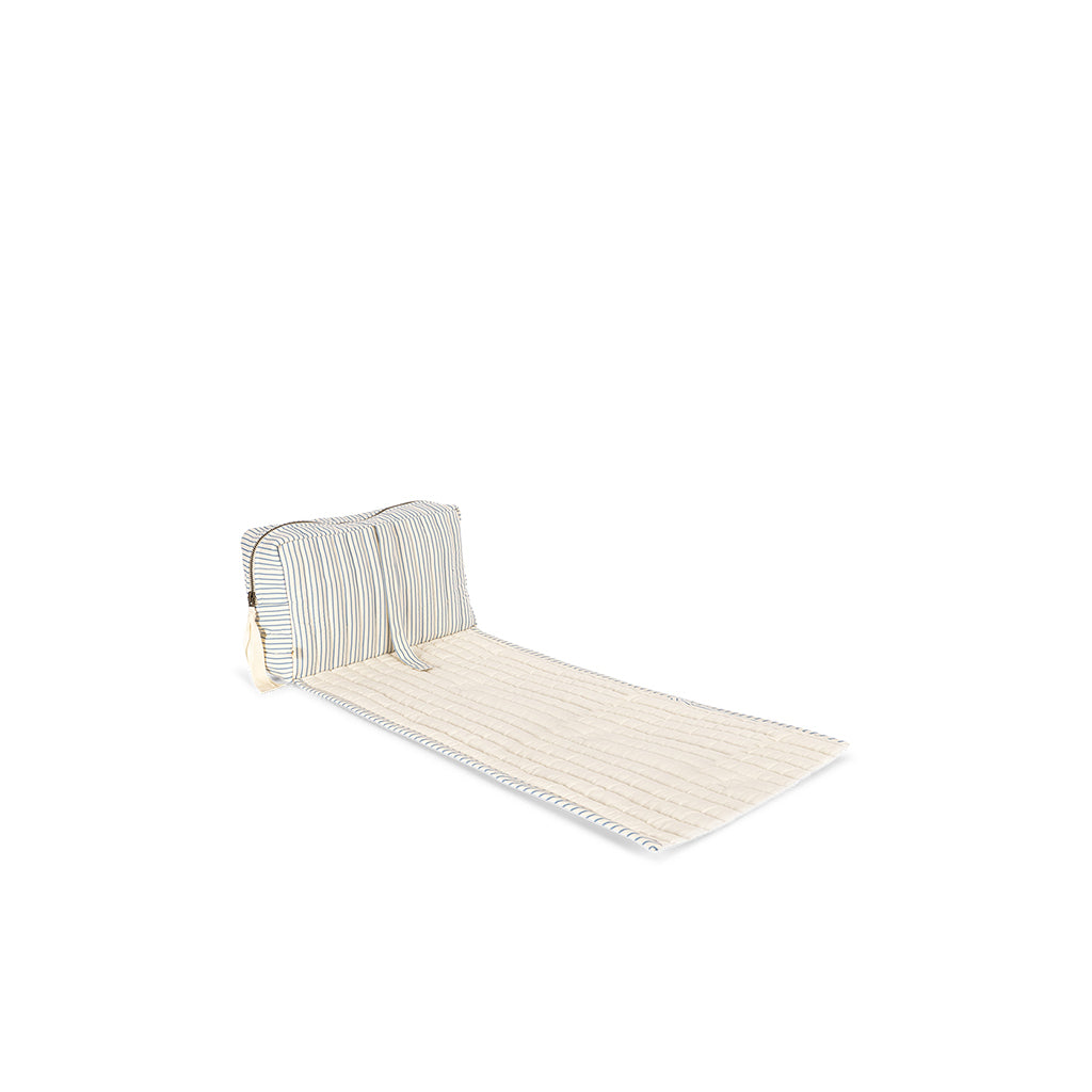 Konges Sløjd Bonnie stelleveske og stelleunderlag i ett, Stripe blue