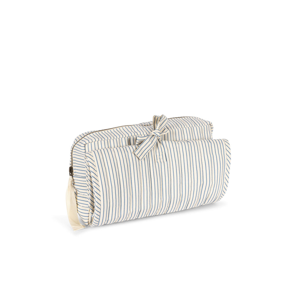 Konges Sløjd Bonnie stelleveske og stelleunderlag i ett, Stripe blue
