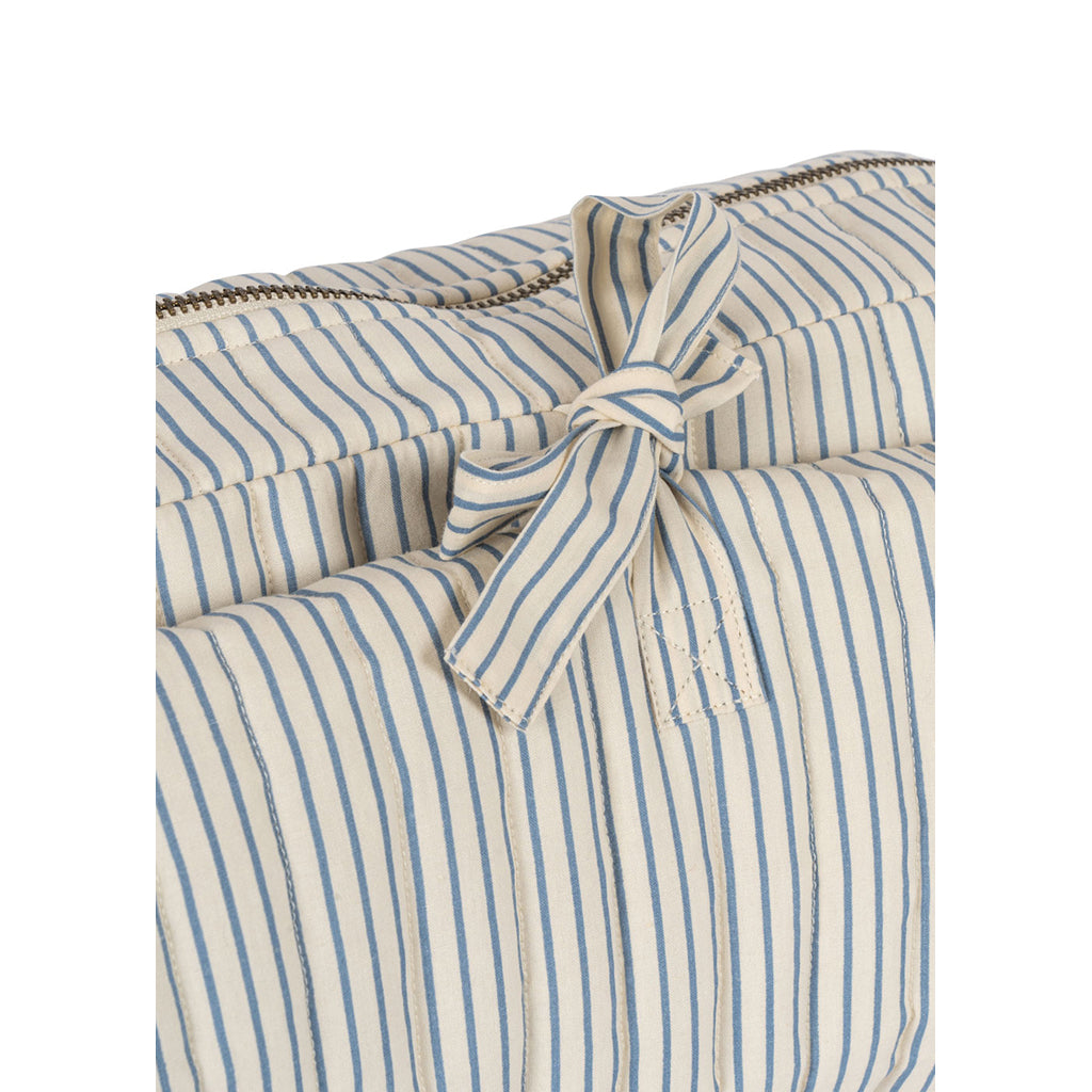 Konges Sløjd Bonnie stelleveske og stelleunderlag i ett, Stripe blue