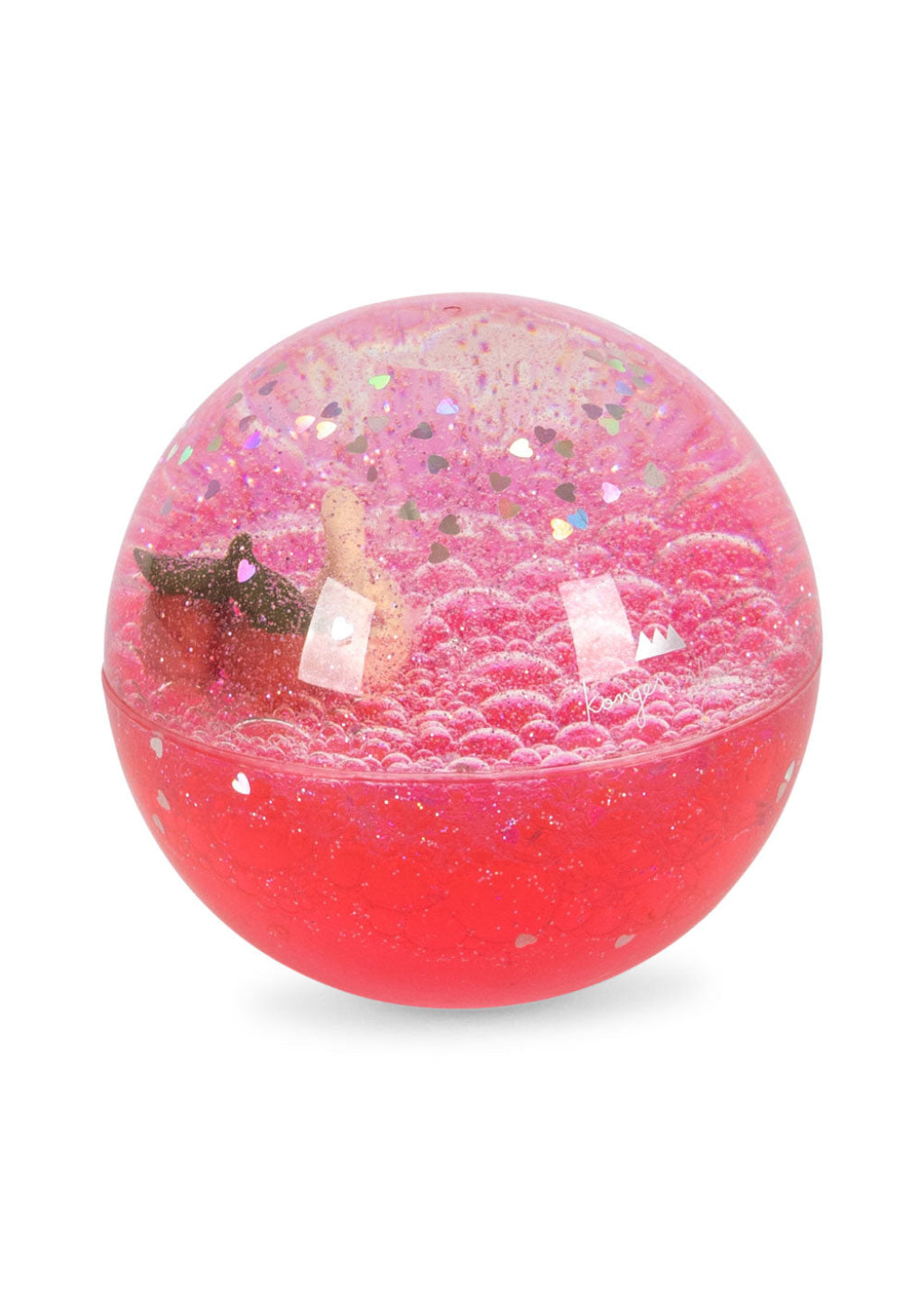 Konges Sløjd ball, glitter water ball - Cherry