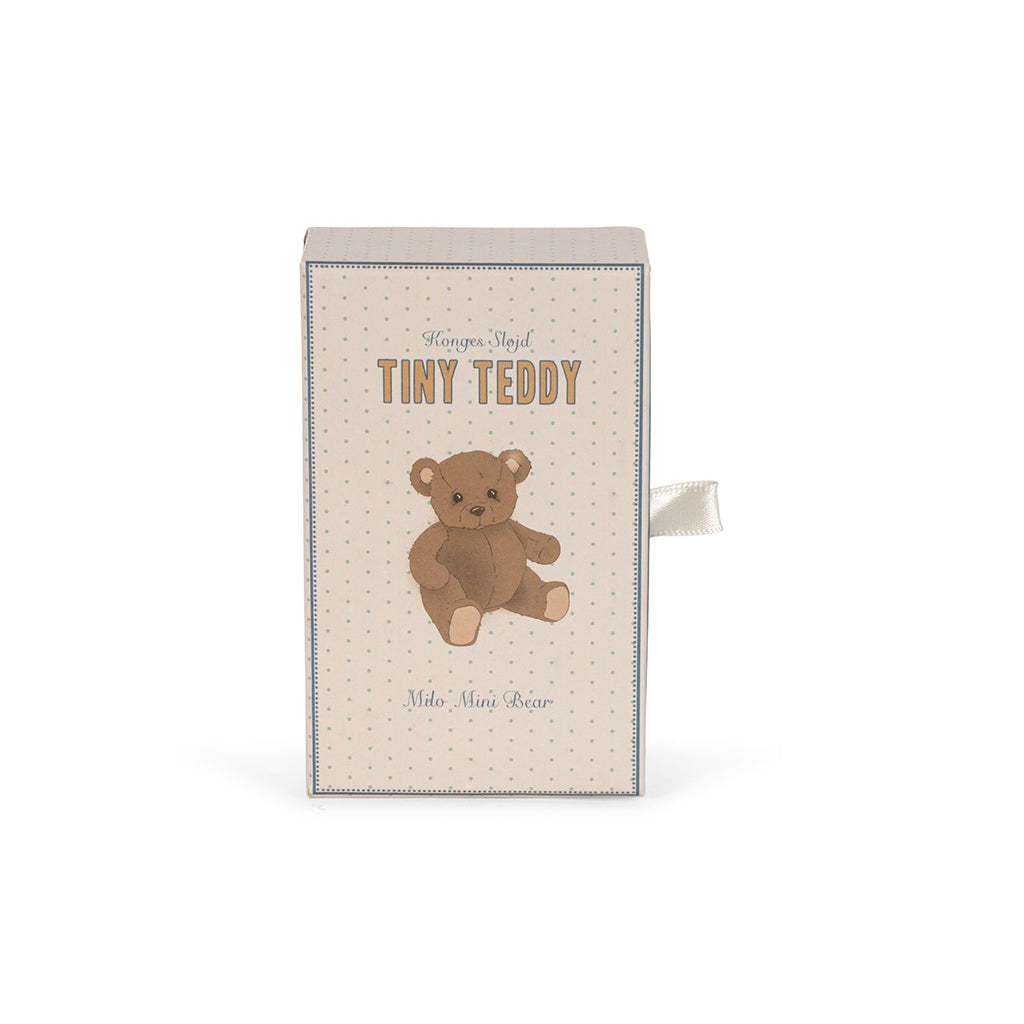 Konges Sløjd Miniature bamse, Milo Tiny Brown