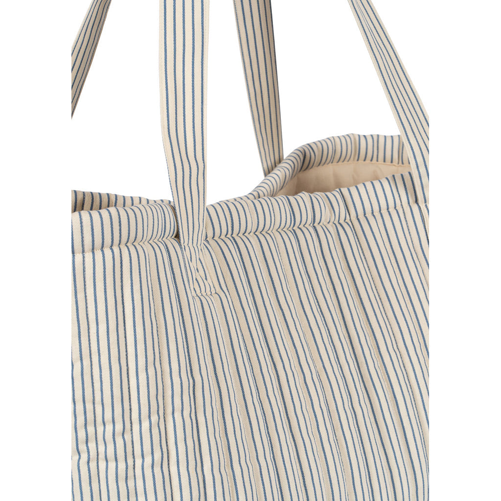 Konges Sløjd Quilted Molly stelleveske - Stripe blue