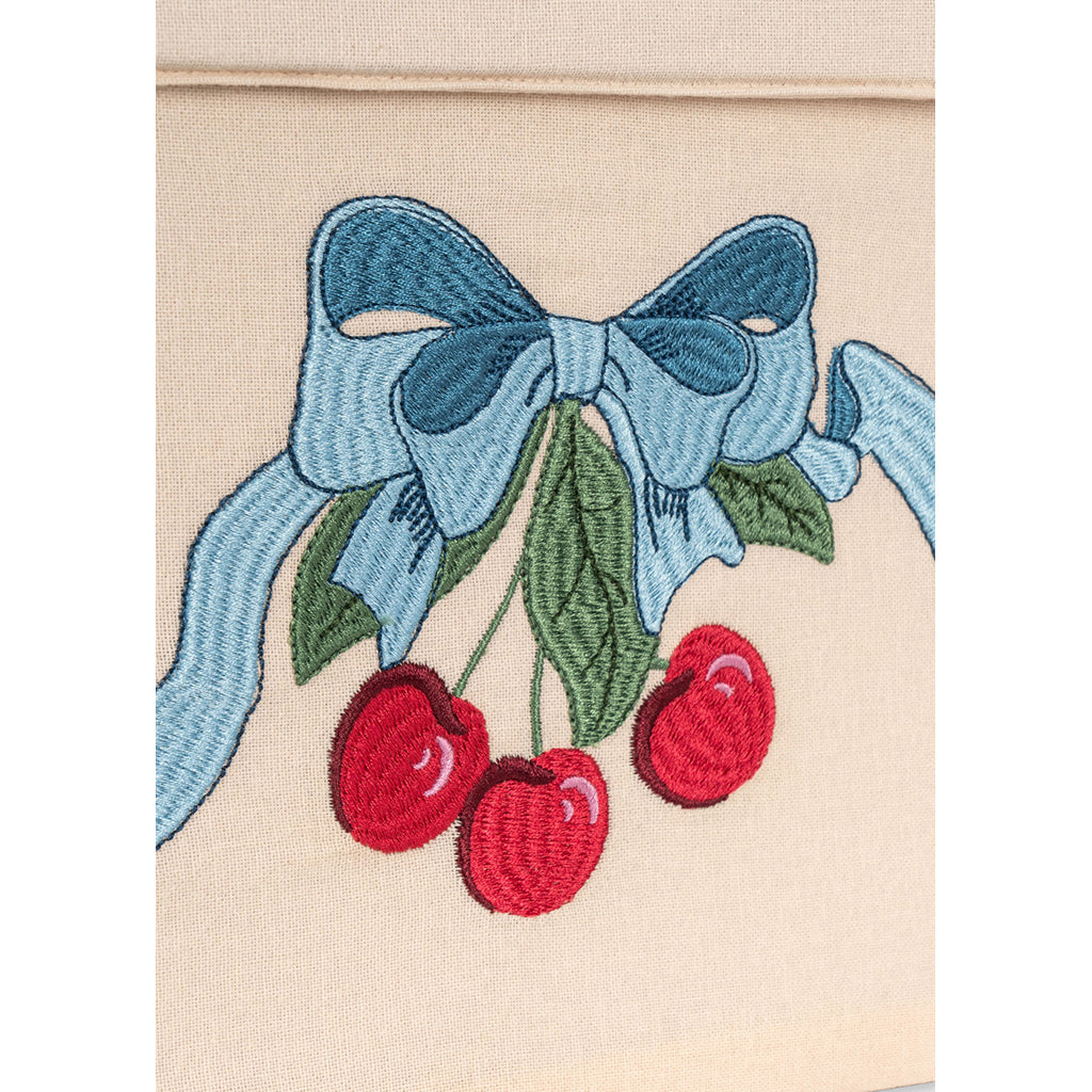 Konges Sløjd, stoffoppbevaringsboks, liten - Cherry