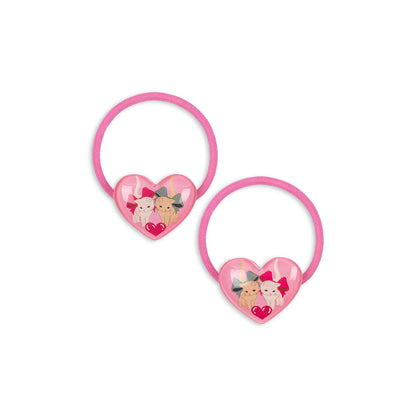 Konges Sløjd Vilma hårelastikker 2-pak, Bow Kitty