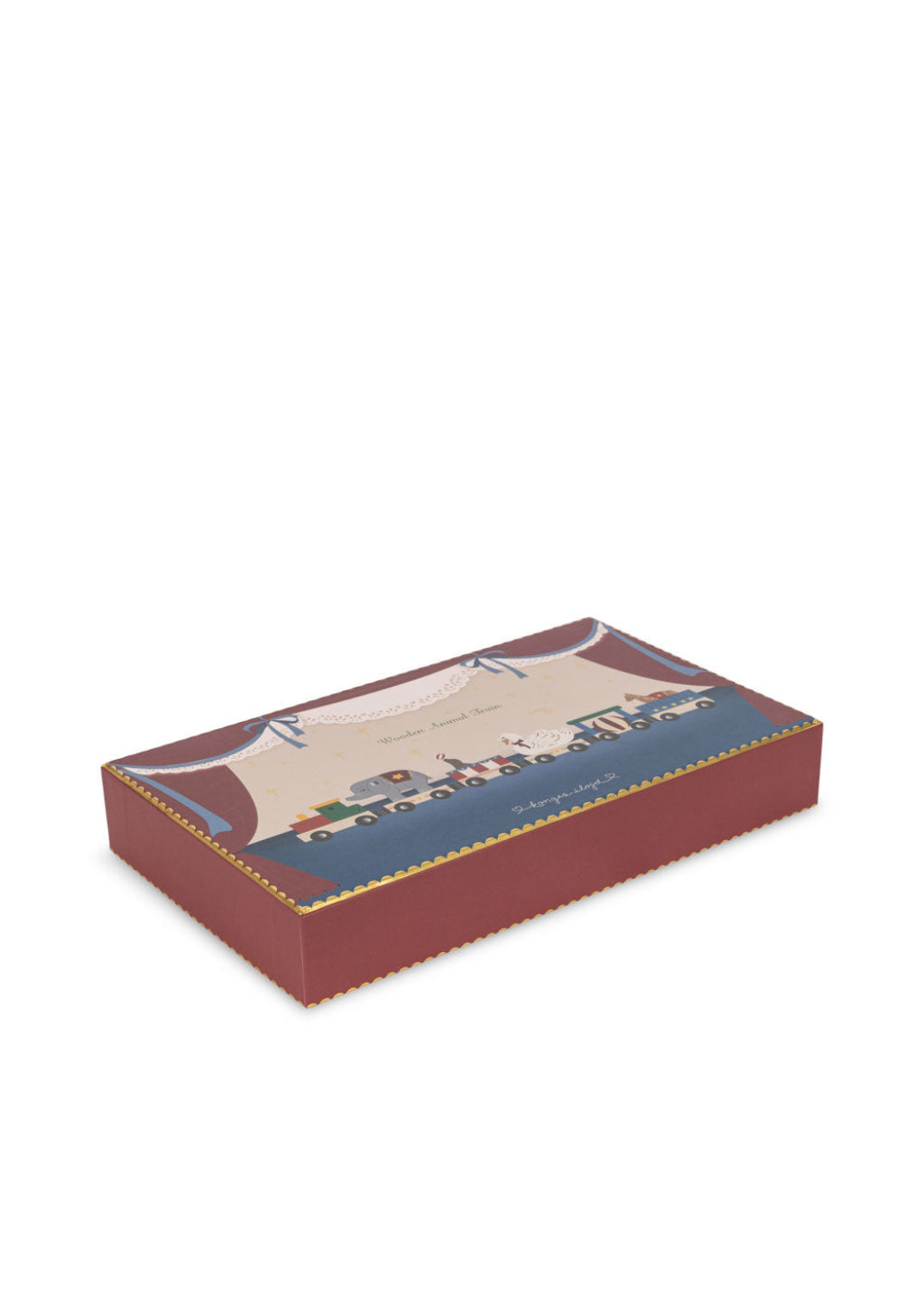 Konges Sløjd leketog i tre med 6 dyrevogner - Multi