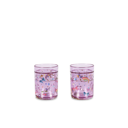 Konges Sløjd glitterkopp, 2-pakning - Rainbow Twinkle