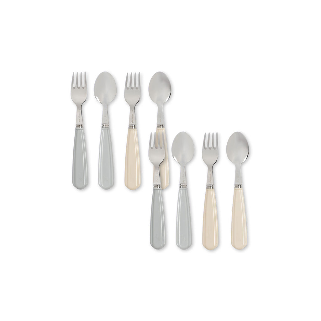 Konges Sløjd bestikksett i rustfritt stål, 8 stk. - Creme-Onyx