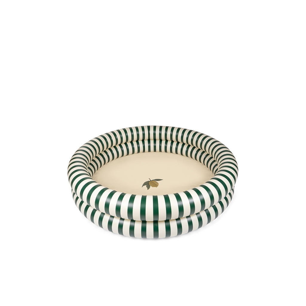 Konges Sløjd badebasseng; Ø: 160 cm - Green stripe