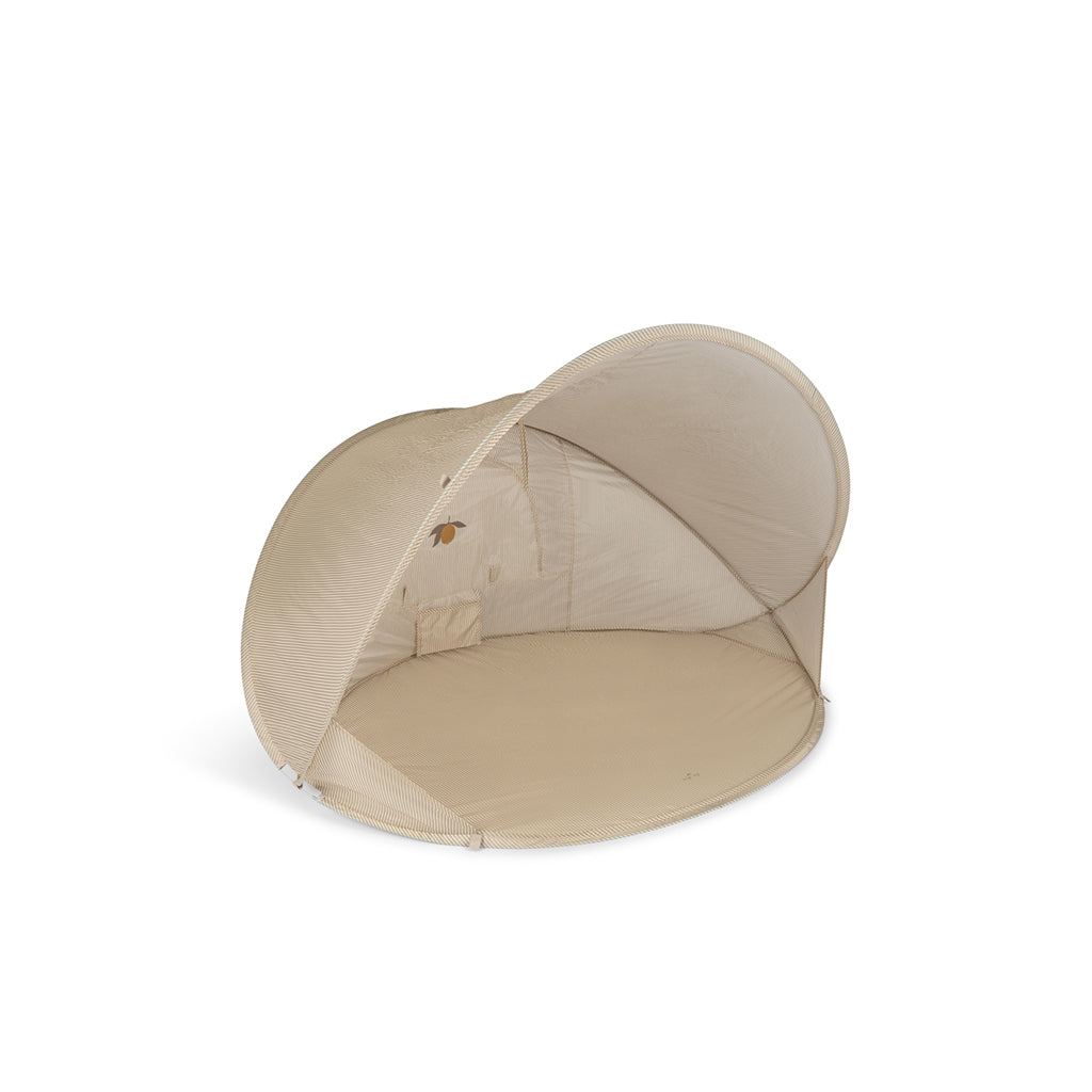 Konges Sløjd, beach shelter, pop-up strandtelt, UV 50+ – Tea stripe