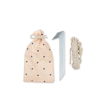 Konges Sløjd, beach shelter, pop-up strandtelt, UV 50+ – Navy dot