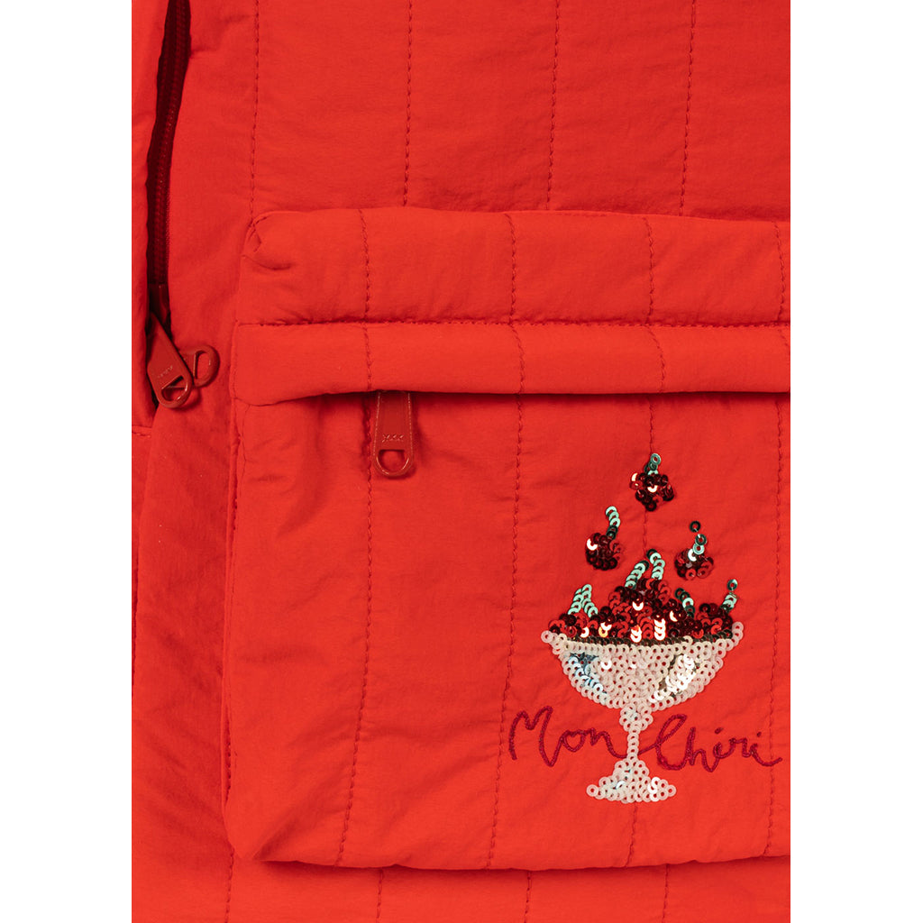 Konges Sløjd Juno Sequin ryggsekk, Fiery Red