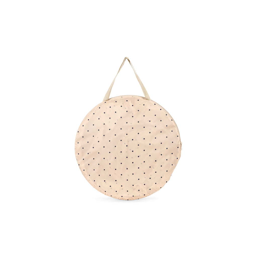 Konges Sløjd, mini pop-up strandtelt, UV 50+ - Navy dot