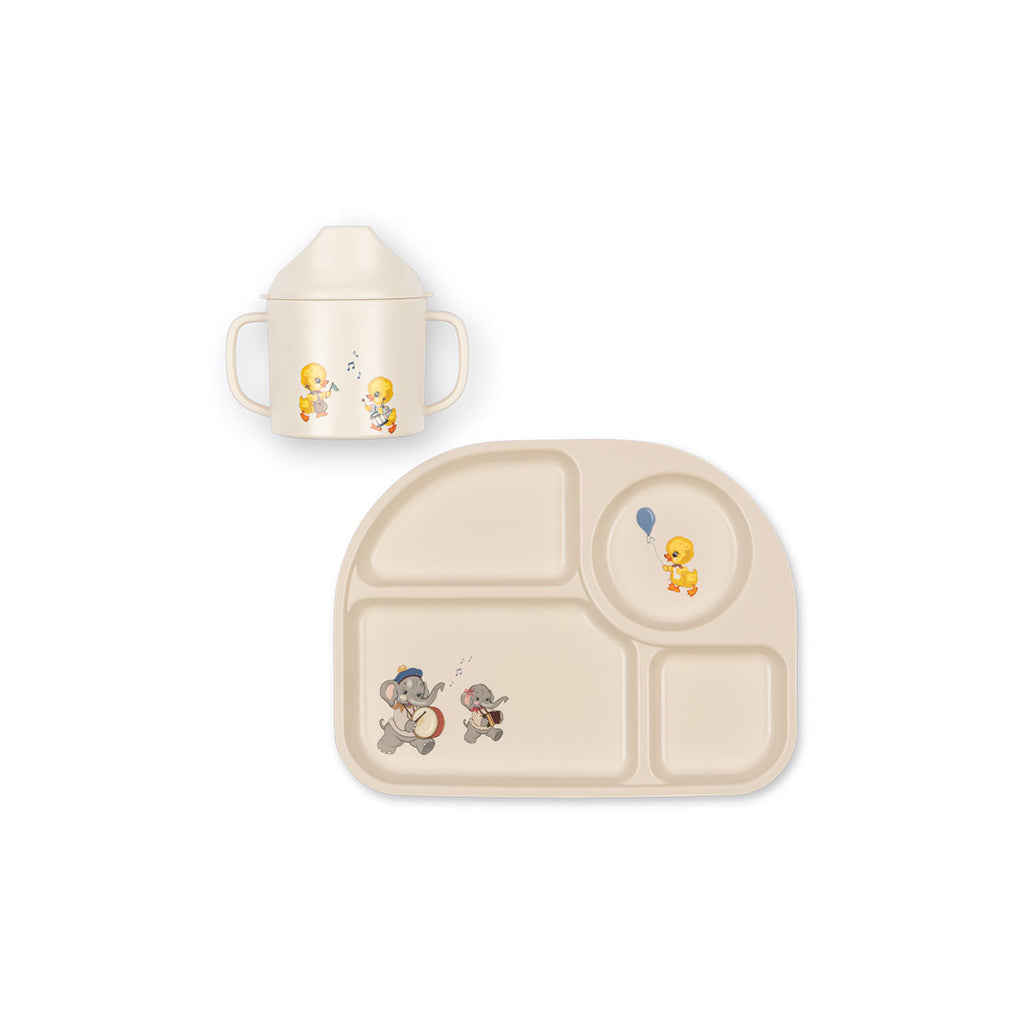 Konges Sløjd barneservise, My first dinner set – Music parade