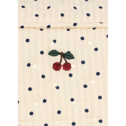 Konges Sløjd quiltet toalettveske, stor, Seersucker - Estate Dot