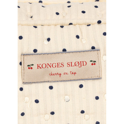 Konges Sløjd quiltet toalettmappe, small, Seersucker - Estate Dot