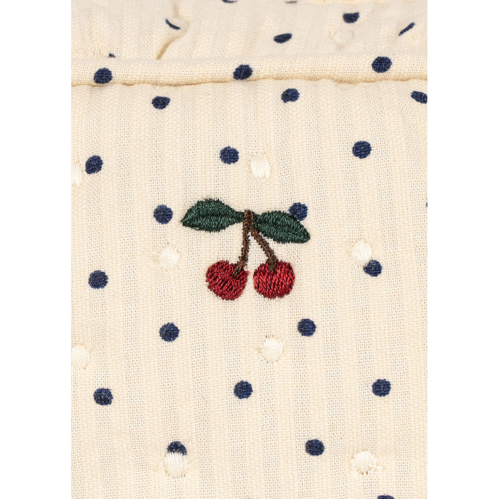 Konges Sløjd quiltet toalettmappe, small, Seersucker - Estate Dot