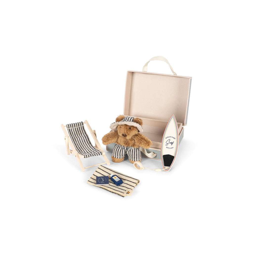 Konges Sløjd Teddy på reise, Bamse i reisekoffert