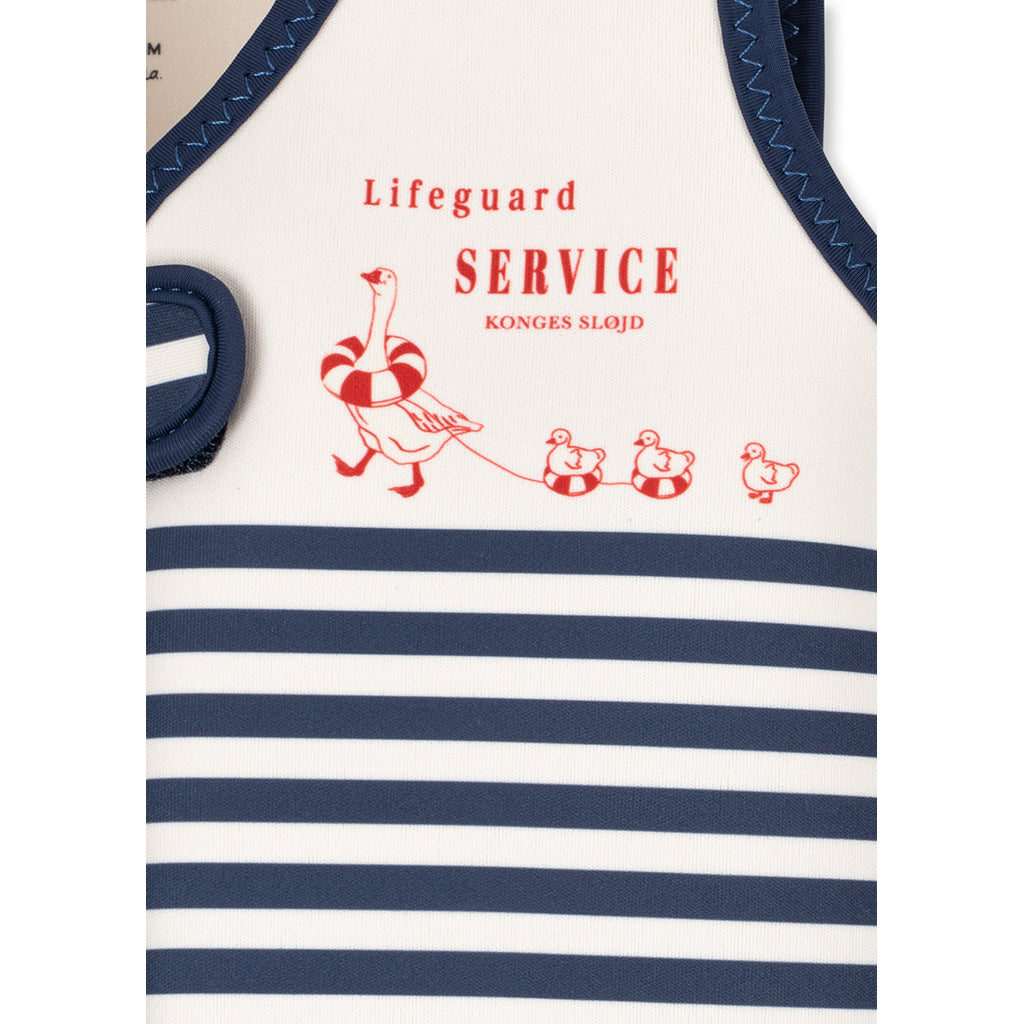 Konges Sløjd Ellis svømmevest, Marine stripe