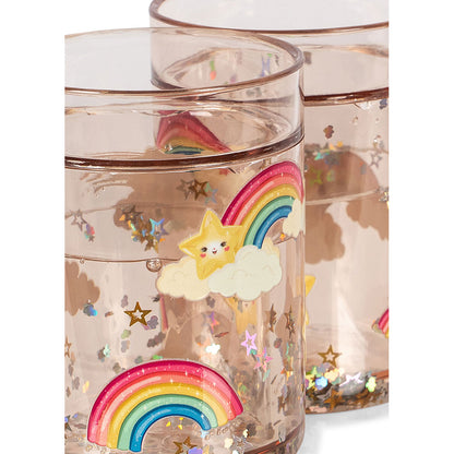 Konges Sløjd 2-pak glitterkopper, Rainbow