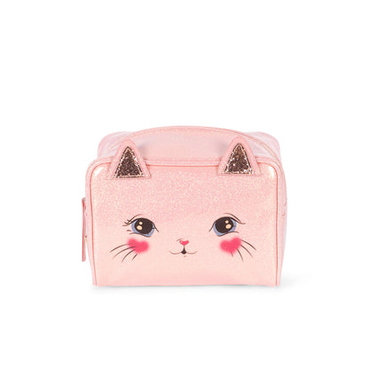 Konges Sløjd Børnepung, kat - Cerise glitter pink
