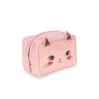 Konges Sløjd Barnepung, katt - Cerise glitter pink