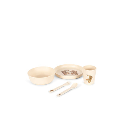 Konges Sløjd Dinner set, 5 dele - Tiger Ruggito