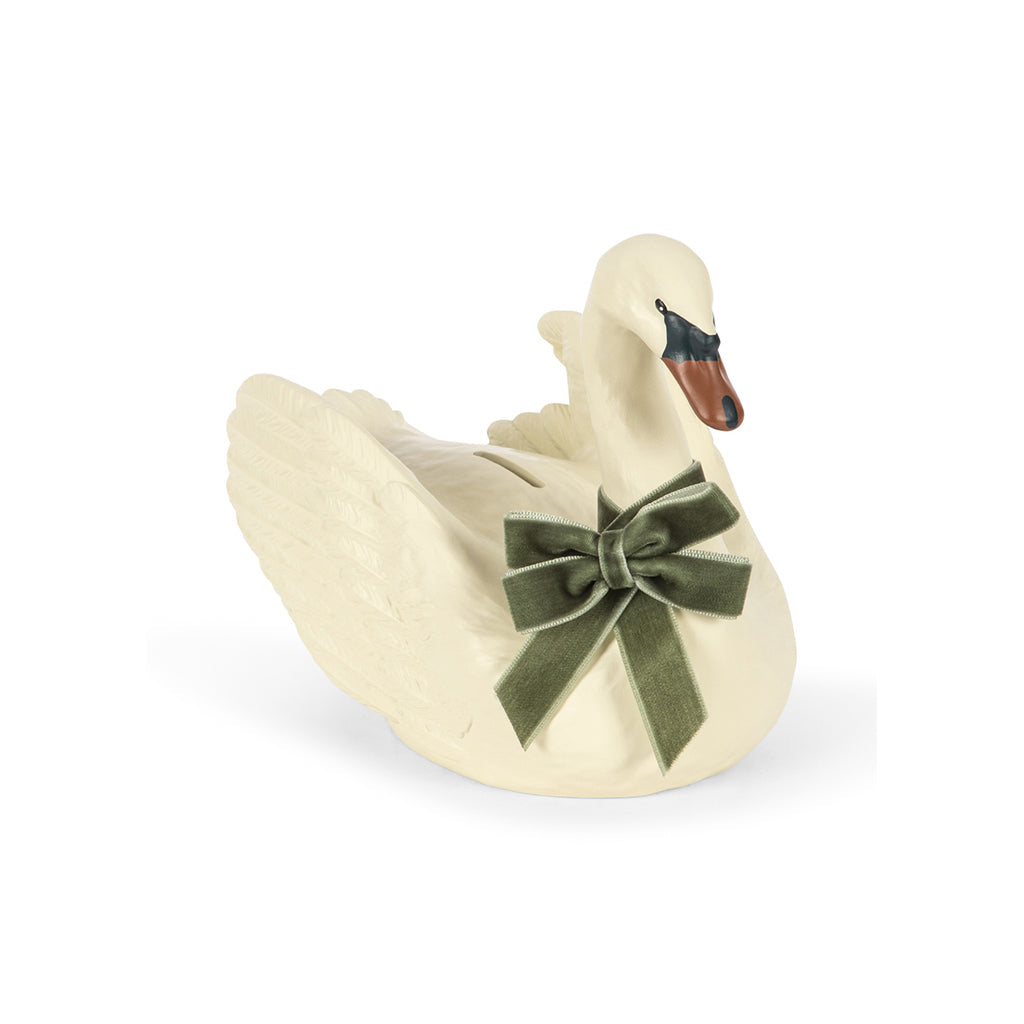 Konges sløjd Sparebøsse i polyresin, Swan