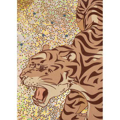Konges Sløjd glitterhoppeball, Tiger