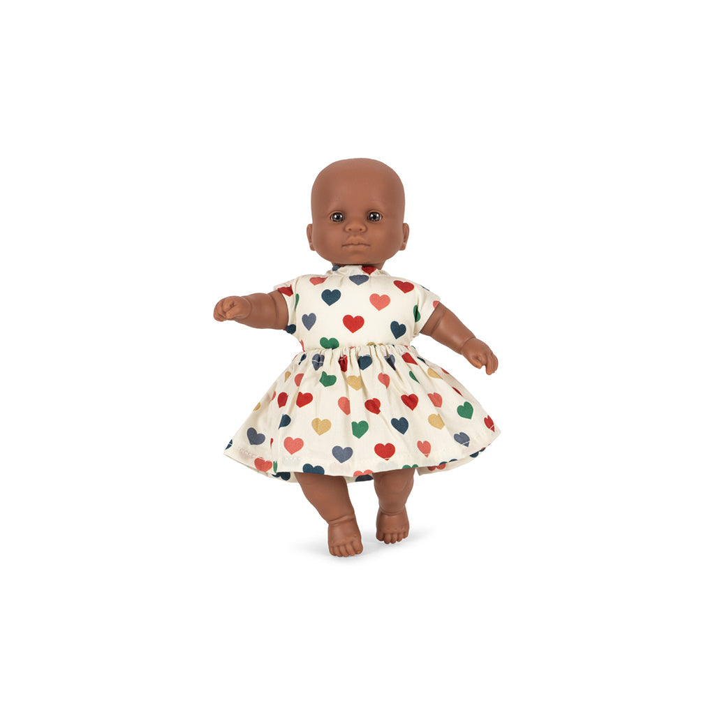 Konges Sløjd mini dukke, Coeur colore