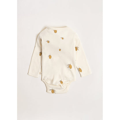 Konges Sløjd body, Newborn, Lemon – Str. 0–6 mnd.