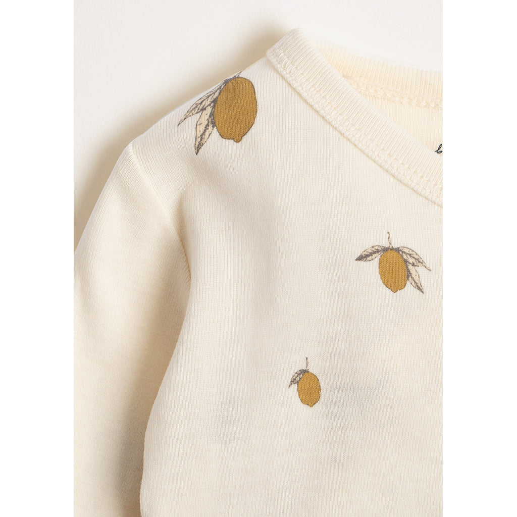 Konges Sløjd body, Newborn, Lemon – Str. 0–6 mnd.