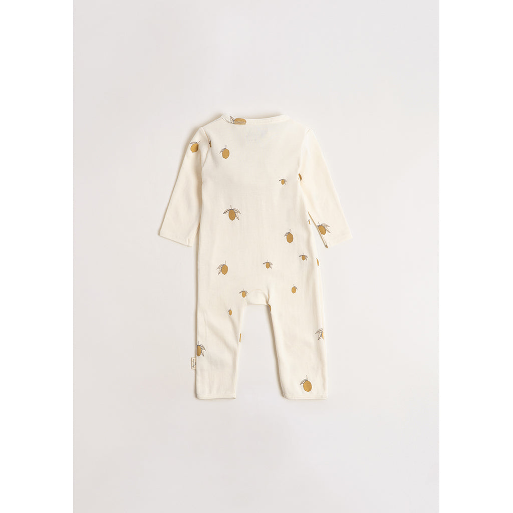 Konges Sløjd Newborn Onesie body, Lemon – str. 0–6 mnd.