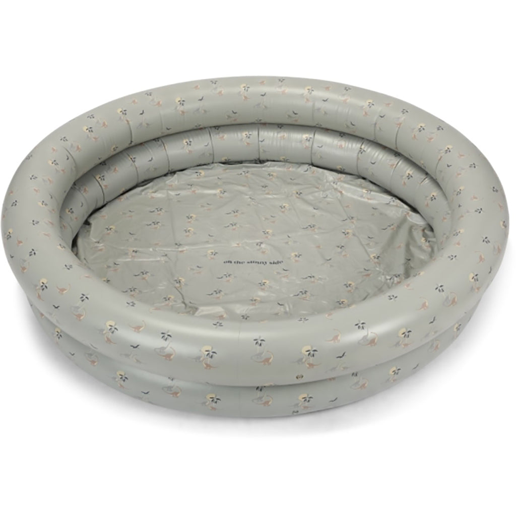 Konges Sløjd badebassin Ø 90 cm Kubi green, set oppefra