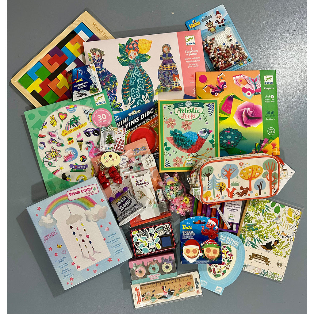 Ferdig pakkekalender, Jente 7-9 år