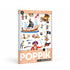 Poppik klistremosaik i papir, mini plakat og 30 stickers med piratmotiv