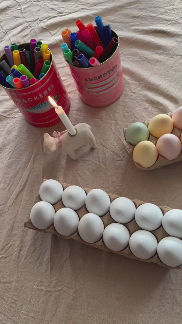 Egg i plast, Dekorasjonsegg, 12 stk. Pastellfarger