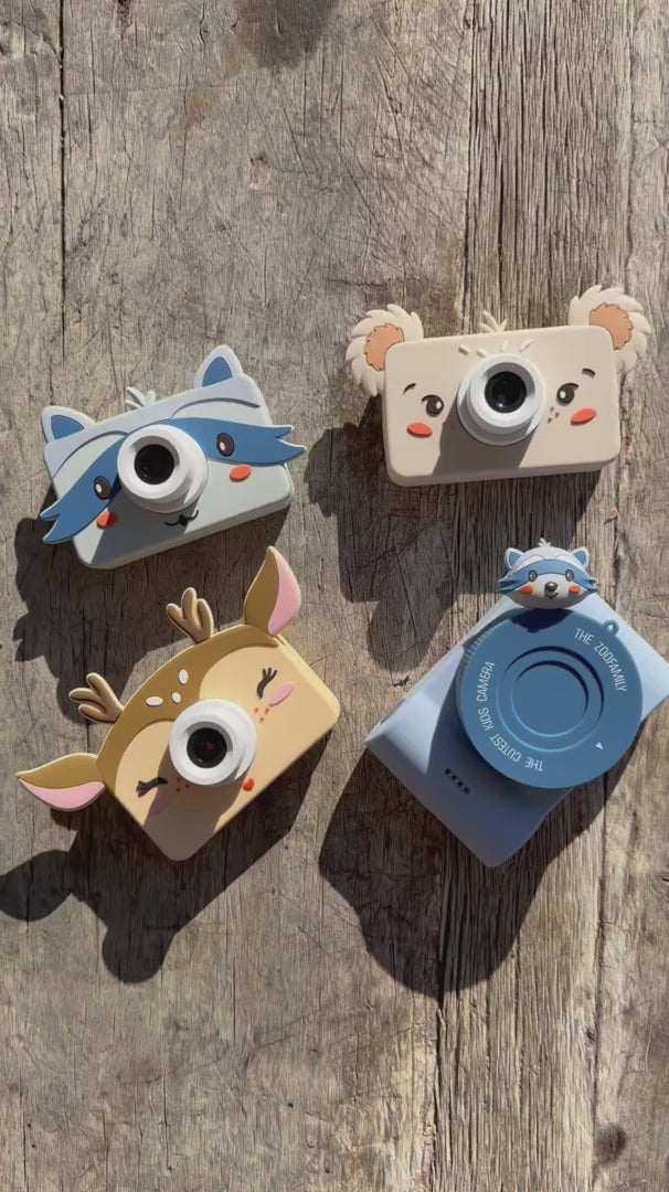 The ZooFamily, Zoo Friends børnekamera, 3–7 år – Vaskebjørn