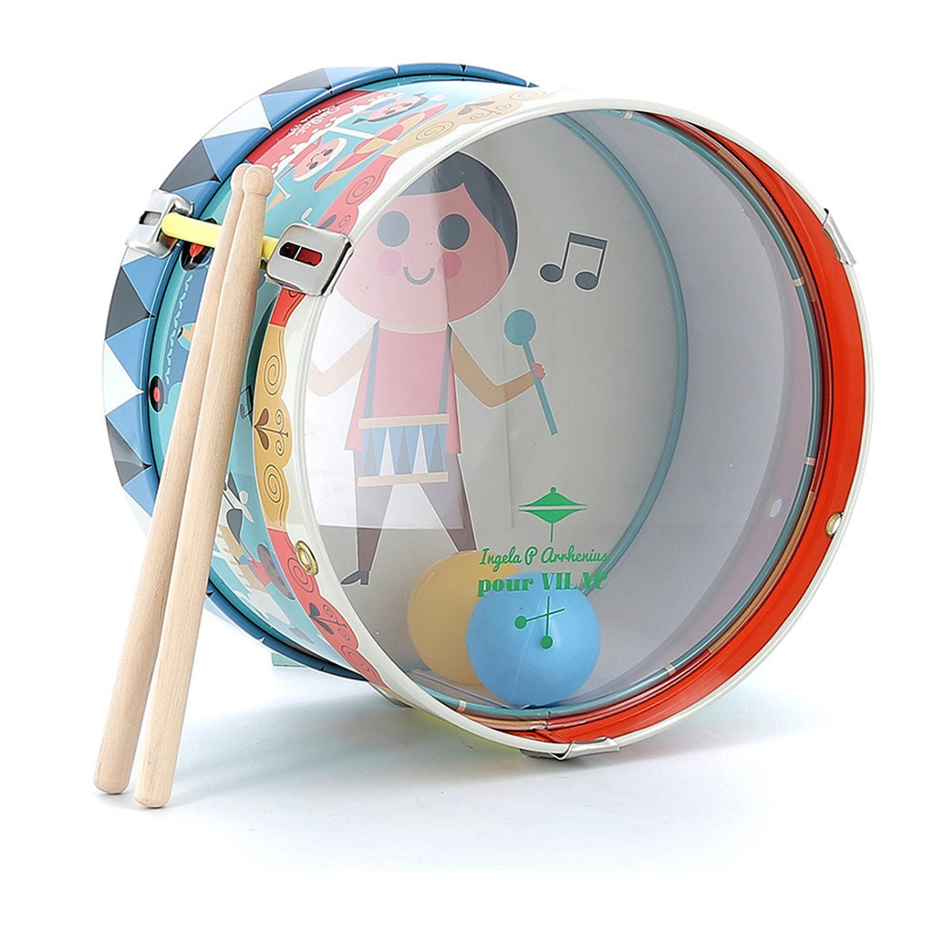 Vilac tromme i metall, Ingela Arrhenius