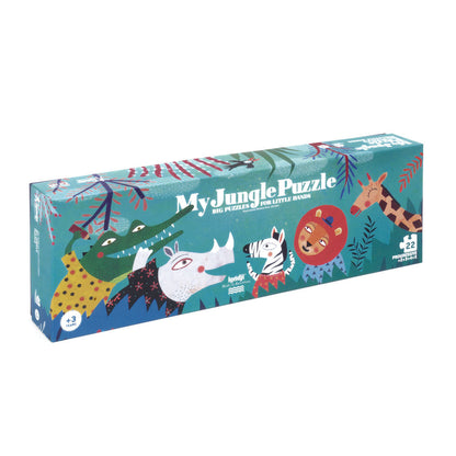 Londji puslespill, My jungle, 140 cm - 22 brikker