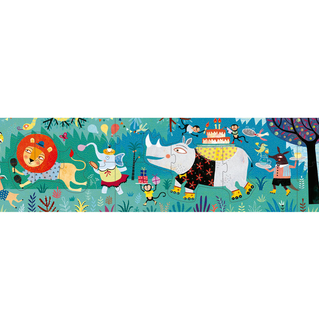 Londji puslespill, My jungle, 140 cm - 22 brikker