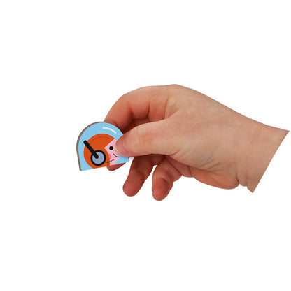 Janod magnetbok, 50 magneter - Racerbiler