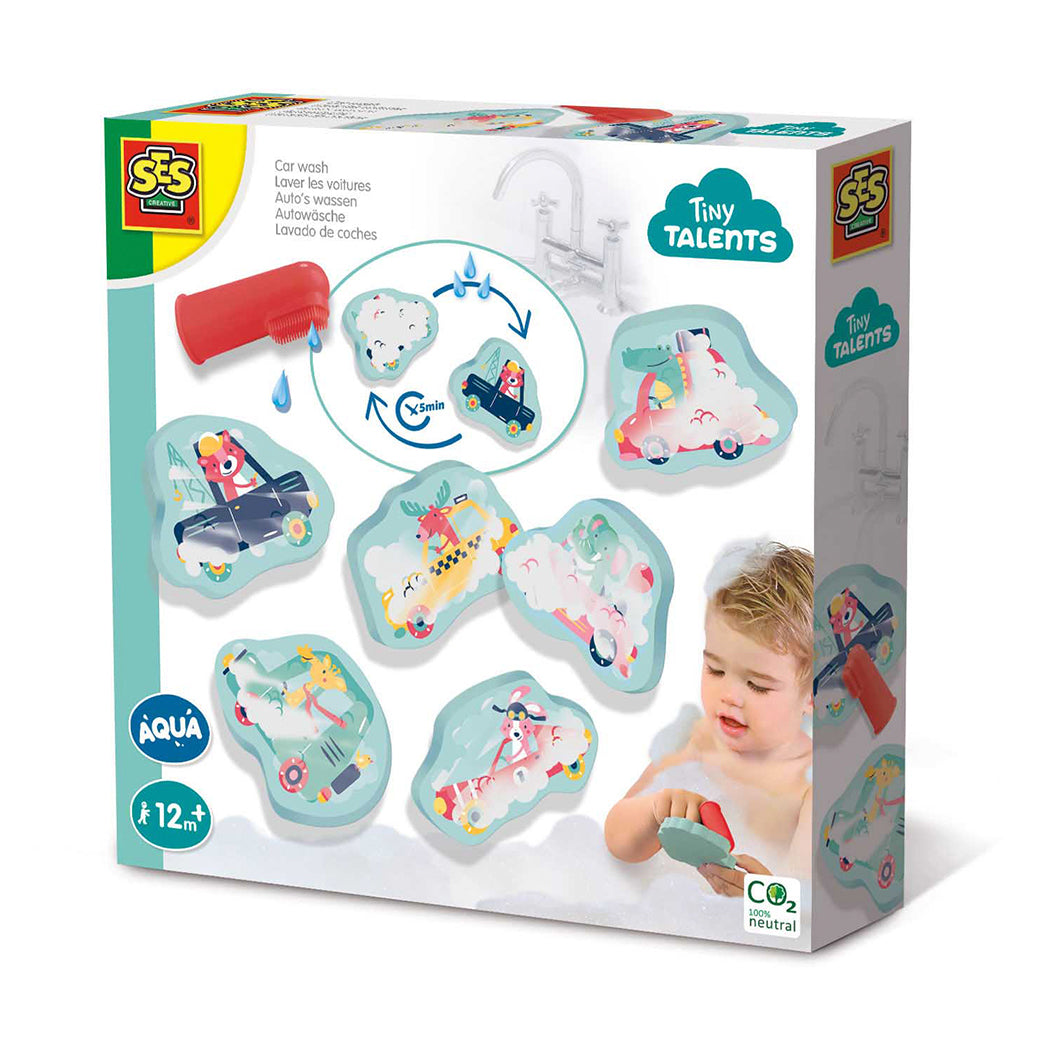 SES Creative, Badefigurer i skum - Biler