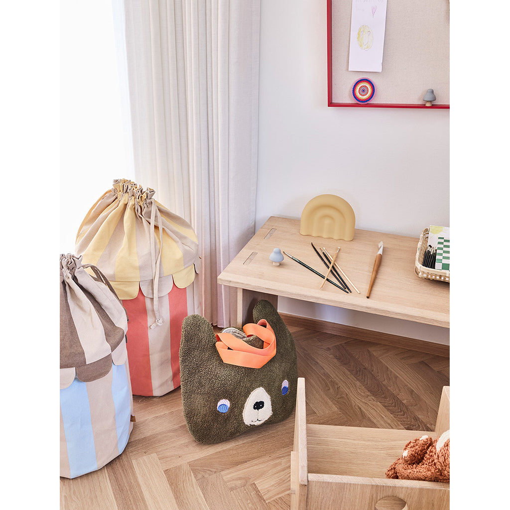 OYOY Saga Kurvsett, sett med 2 stk. Ice blue/red